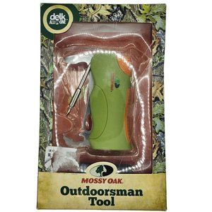 Delk Mossy Oak Outdoorsman Multi-Tool Hunting Fishing Screwdriver Can Opener NIB